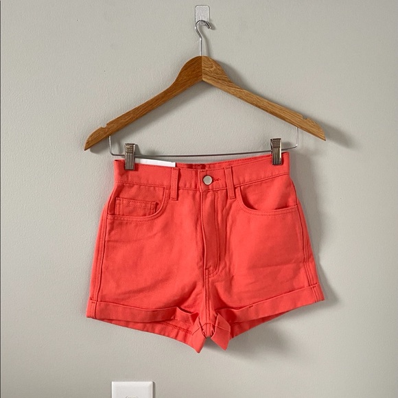 NWT American Apparel highwaisted jean shorts - Picture 1 of 3